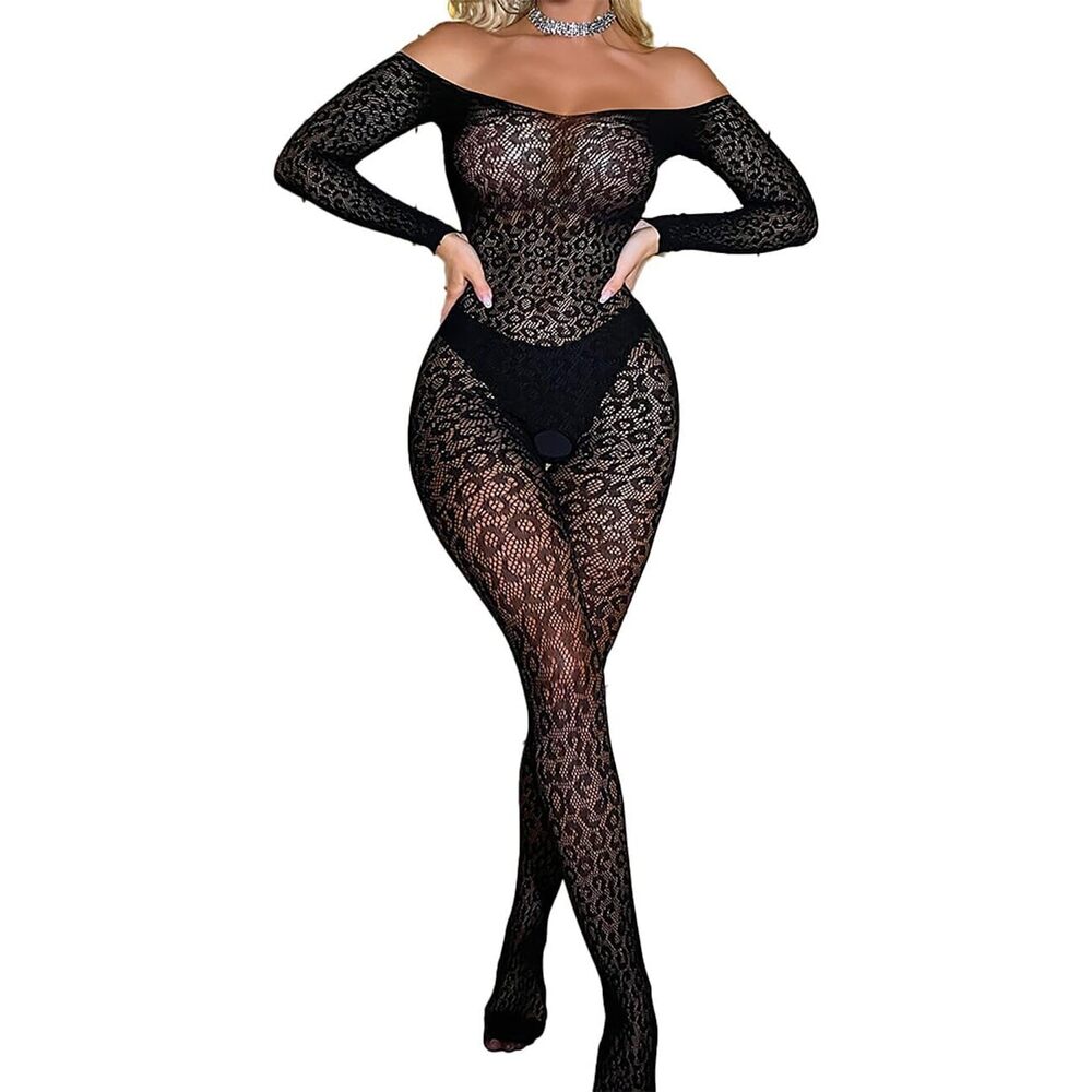 4475 Sexy Full Bodystockings One Piece Bodysuit Teddy Lingerie